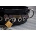 (DM277)100% natural latex Pure handmade rubber collar the alternative dog slave bandage can be locked collar